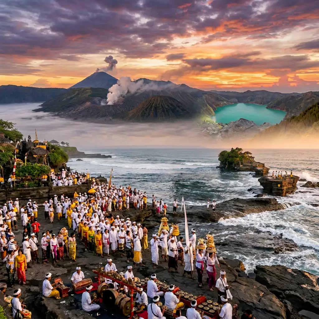 Ijen sunrise dawn